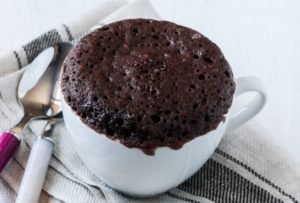 bolo de caneca low carb