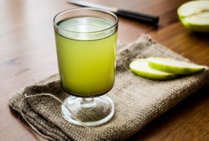 suco de maçã verde