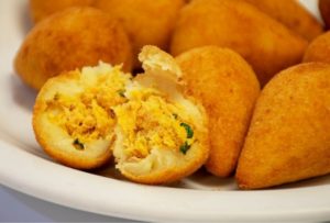 coxinha de frango com batata doce