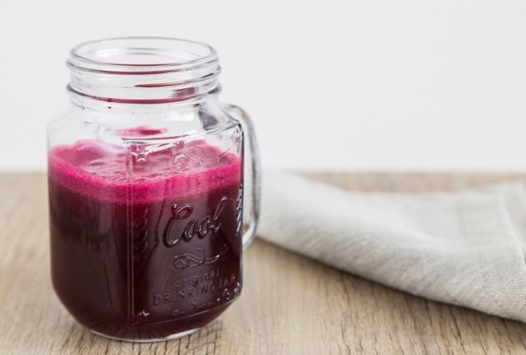 Suco para queda de cabelo