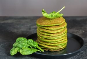 Panqueca integral de espinafre