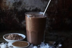 Smoothie de café com chocolate