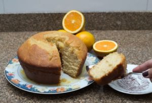 Bolo de laranja paleo